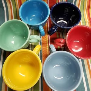 Fiesta tea cups mugs! Discontinued!